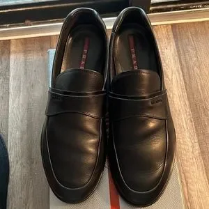 Prada Calzature Uomo Vitello Plume